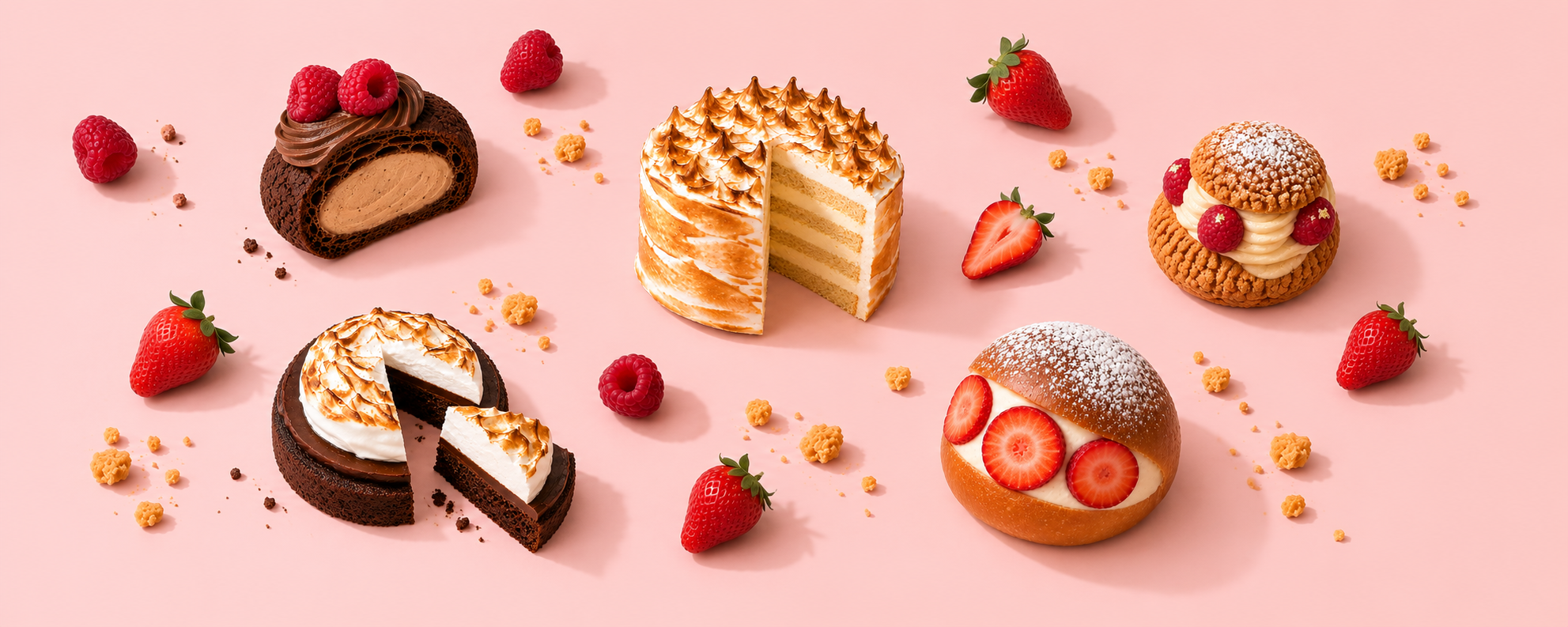 A selection of desserts